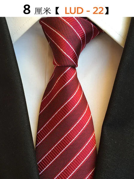 68 Colors NEW 8cm Tie for Man Tie Luxury Striped Flower Business Neck Tie Suit Cravat Wedding Party Necktie Men Gift