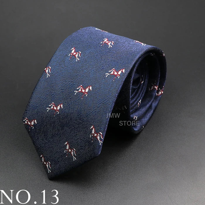 New Design Wedding Men Tie Green Wine Red Paisley Flower Animal Neckties Men Business Dropshipping Groom Collar Accessories Gift