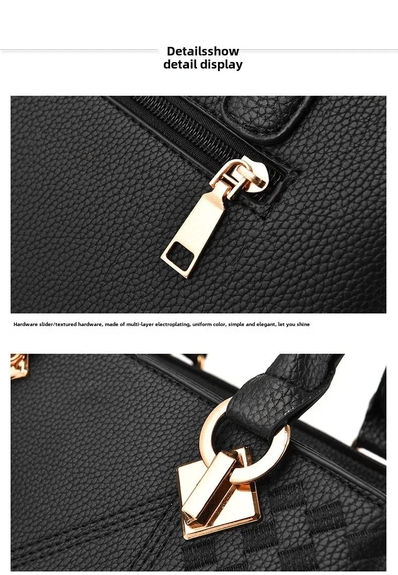 New Woman Shoulder Bag Large Capacity Handbag for Women Crossbody Bag PU Portable Bucket Bag Ladies Messenger Bags Tote Bags