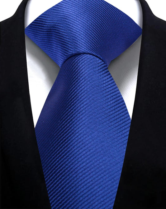 Solid Tie 7.5cm Necktie For Men Fashion Wedding Ties Slim Blue Gray Classic Neckties Men Business Jacquard Woven Classic Gravats