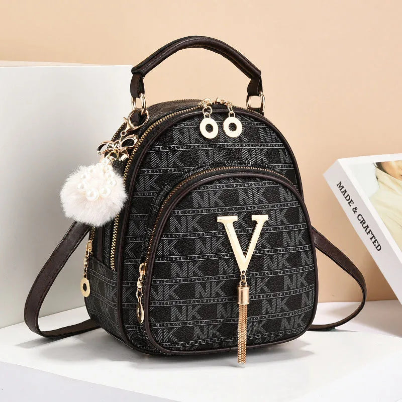 Women's bag 2025 new fashion women's bags hit color hand-held bag Europeand the United States all-match shoulder messenger bag