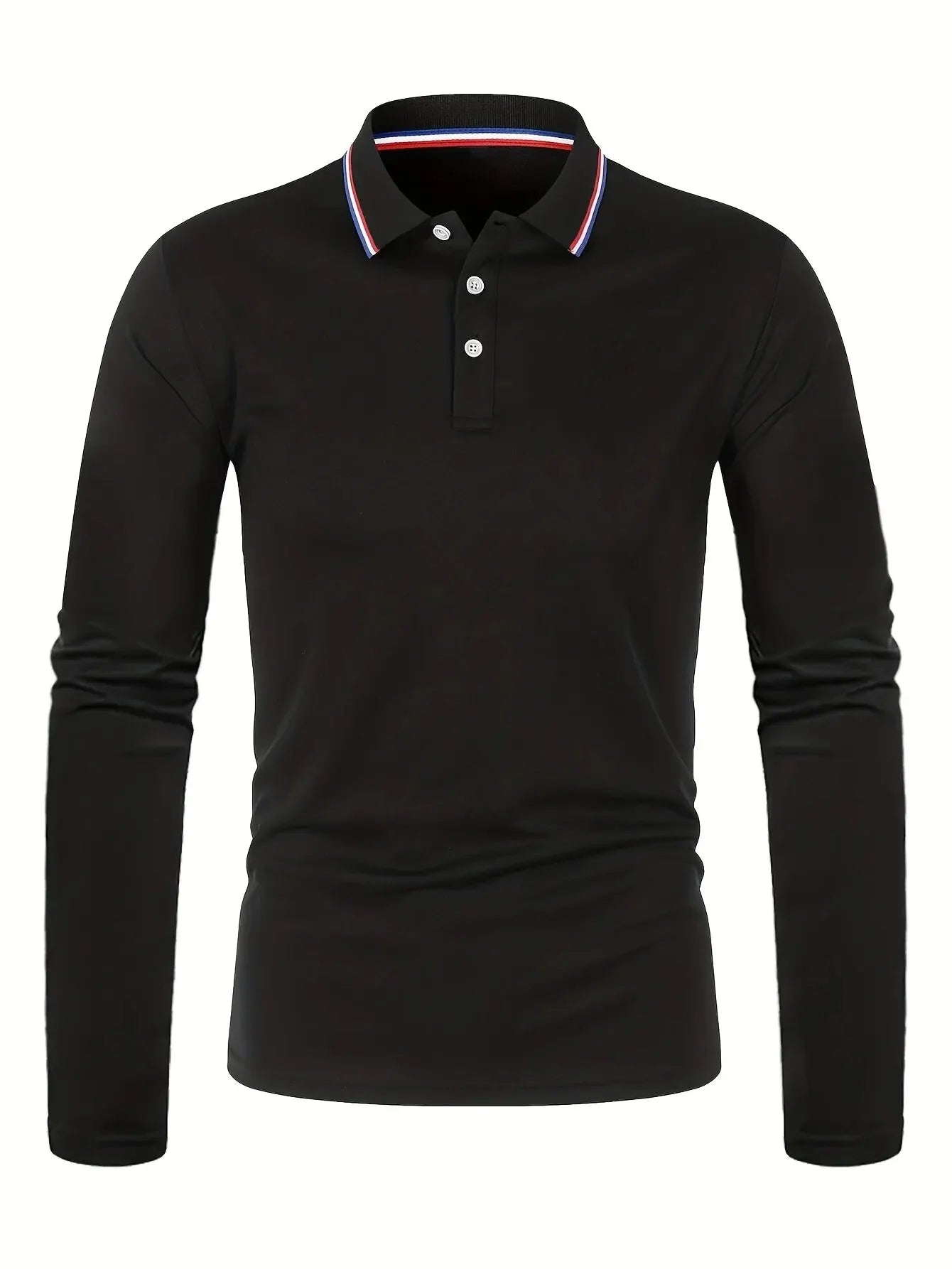 Men's Spring and Autumn Casual Breathable Comfortable Polo Shirt Hot Selling Fashion Men's Business Long Sleeve T-Shirt