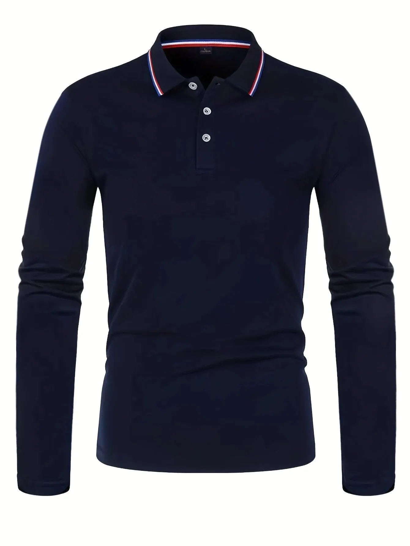 Men's Spring and Autumn Casual Breathable Comfortable Polo Shirt Hot Selling Fashion Men's Business Long Sleeve T-Shirt