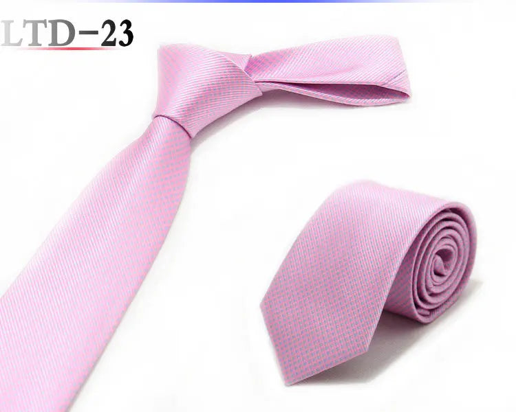 Luxury 7CM Mens Ties Striped Dot Necktie Formal Classic Business Neck Ties Jacquard Woven Necktie For Men Groom Wedding Party