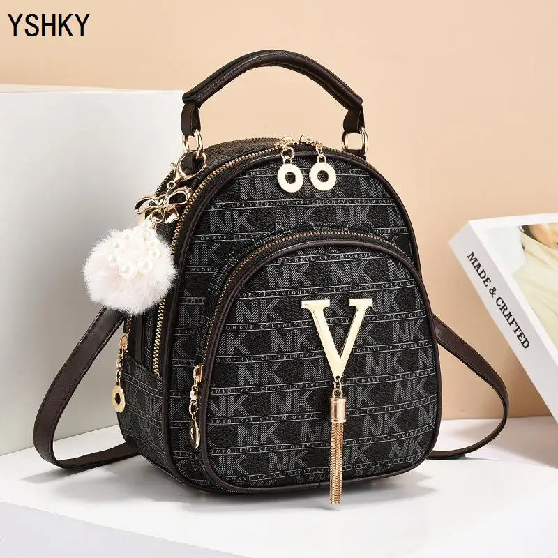 Women's bag 2025 new fashion women's bags hit color hand-held bag Europeand the United States all-match shoulder messenger bag