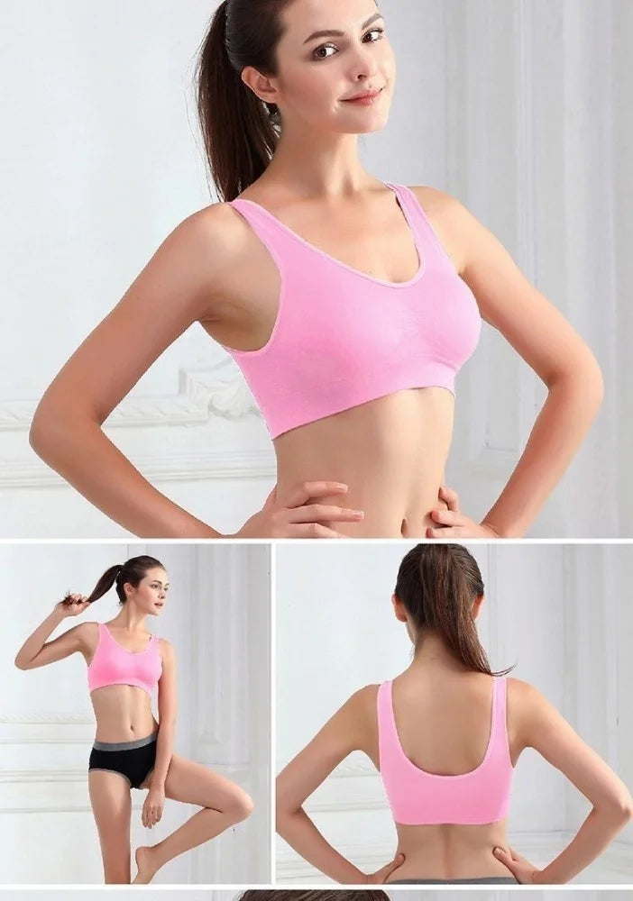 Sexy women push up BREAST bra big size backless bras plus size wireless brassiere breathable seamless bra 1pcs wfws01