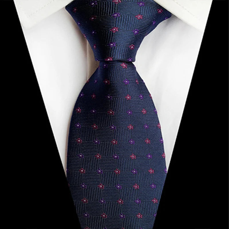 68 Colors NEW 8cm Tie for Man Tie Luxury Striped Flower Business Neck Tie Suit Cravat Wedding Party Necktie Men Gift