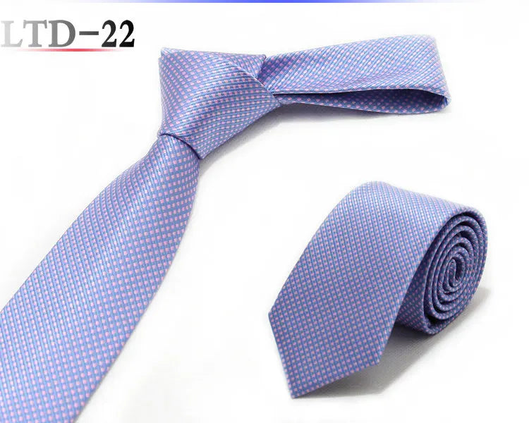 Luxury 7CM Mens Ties Striped Dot Necktie Formal Classic Business Neck Ties Jacquard Woven Necktie For Men Groom Wedding Party