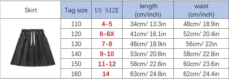 AP 2025 SS washed green denim Fringe collection boys girls fashion cotton jeans dress shirt skirt family clothing