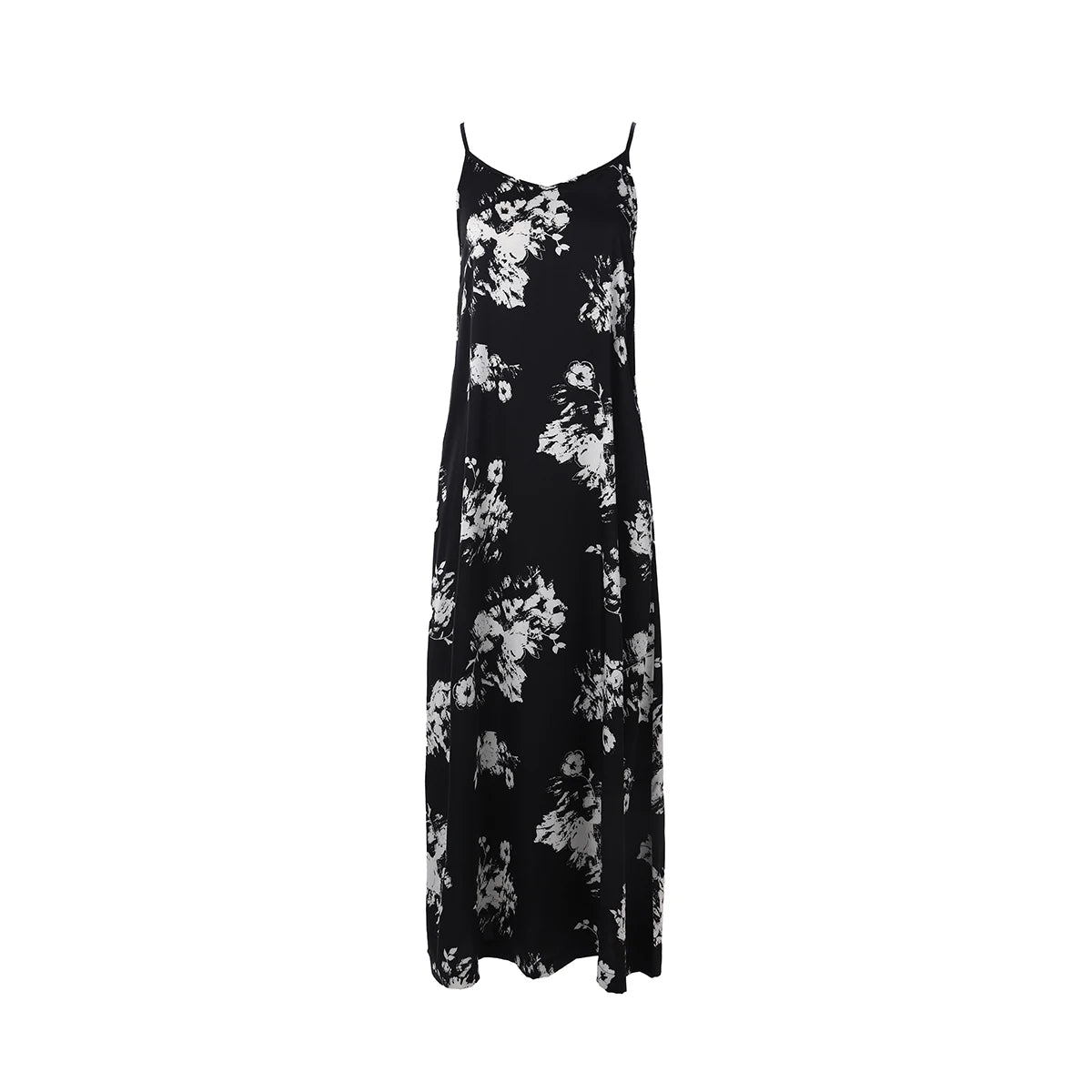 AP 2025 Spring and Summer Women Floral Printing Satin Slip Dress Knitting Cardigan Fashion