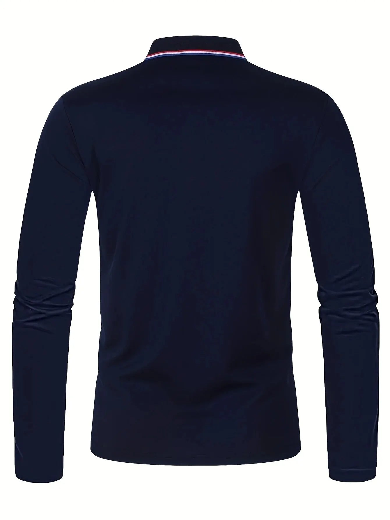 Men's Spring and Autumn Casual Breathable Comfortable Polo Shirt Hot Selling Fashion Men's Business Long Sleeve T-Shirt