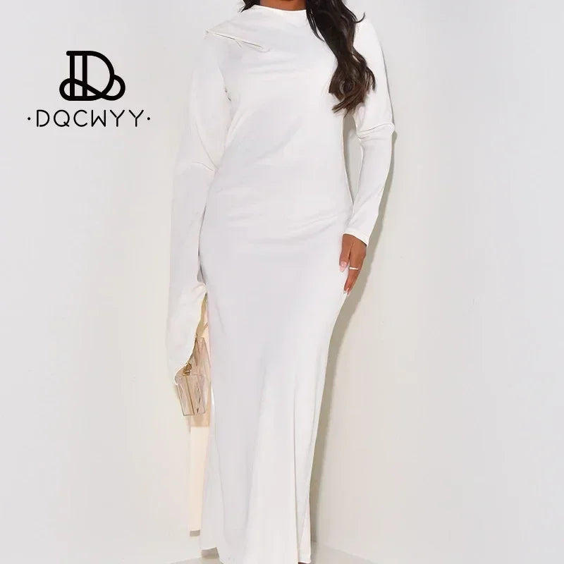 2024 Womens Dresses Spring Elegant Dresses for Women Long Shoulder Strap Loose Solid Color Casual Long Dresses Woman Clothing