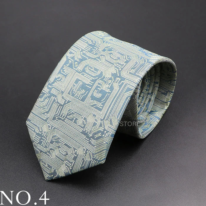 New Design Wedding Men Tie Green Wine Red Paisley Flower Animal Neckties Men Business Dropshipping Groom Collar Accessories Gift