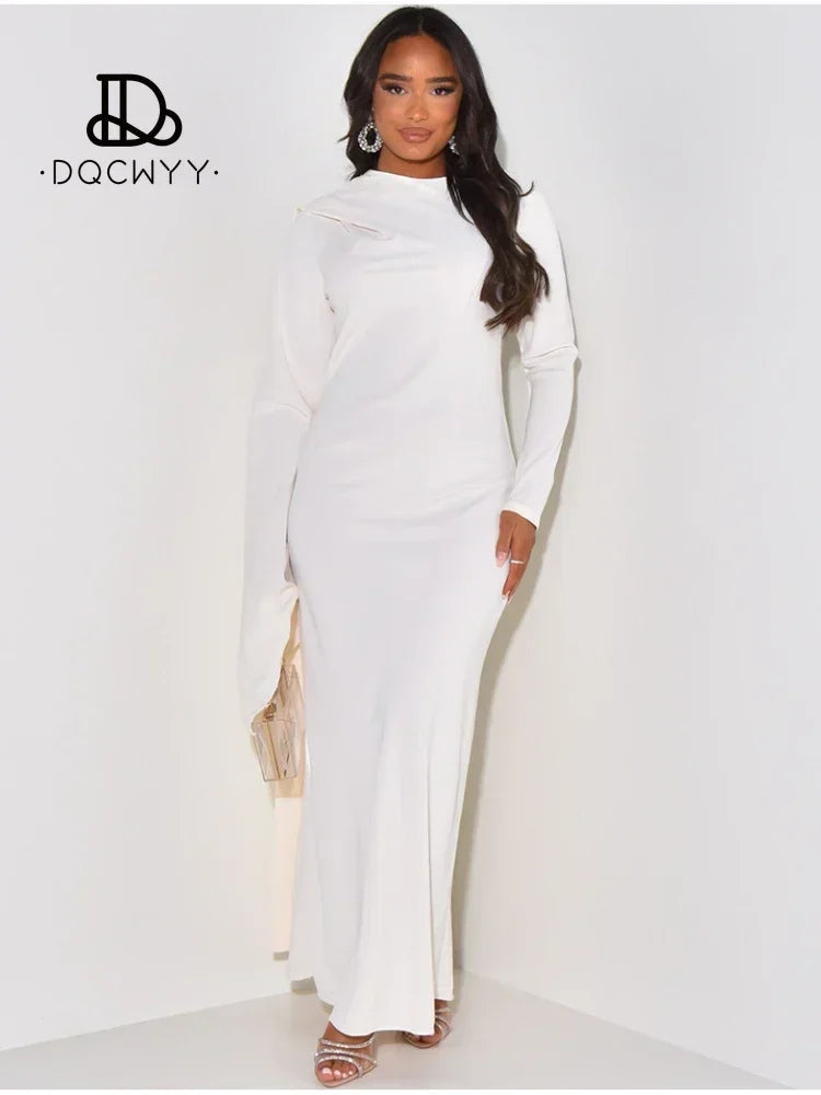2024 Womens Dresses Spring Elegant Dresses for Women Long Shoulder Strap Loose Solid Color Casual Long Dresses Woman Clothing