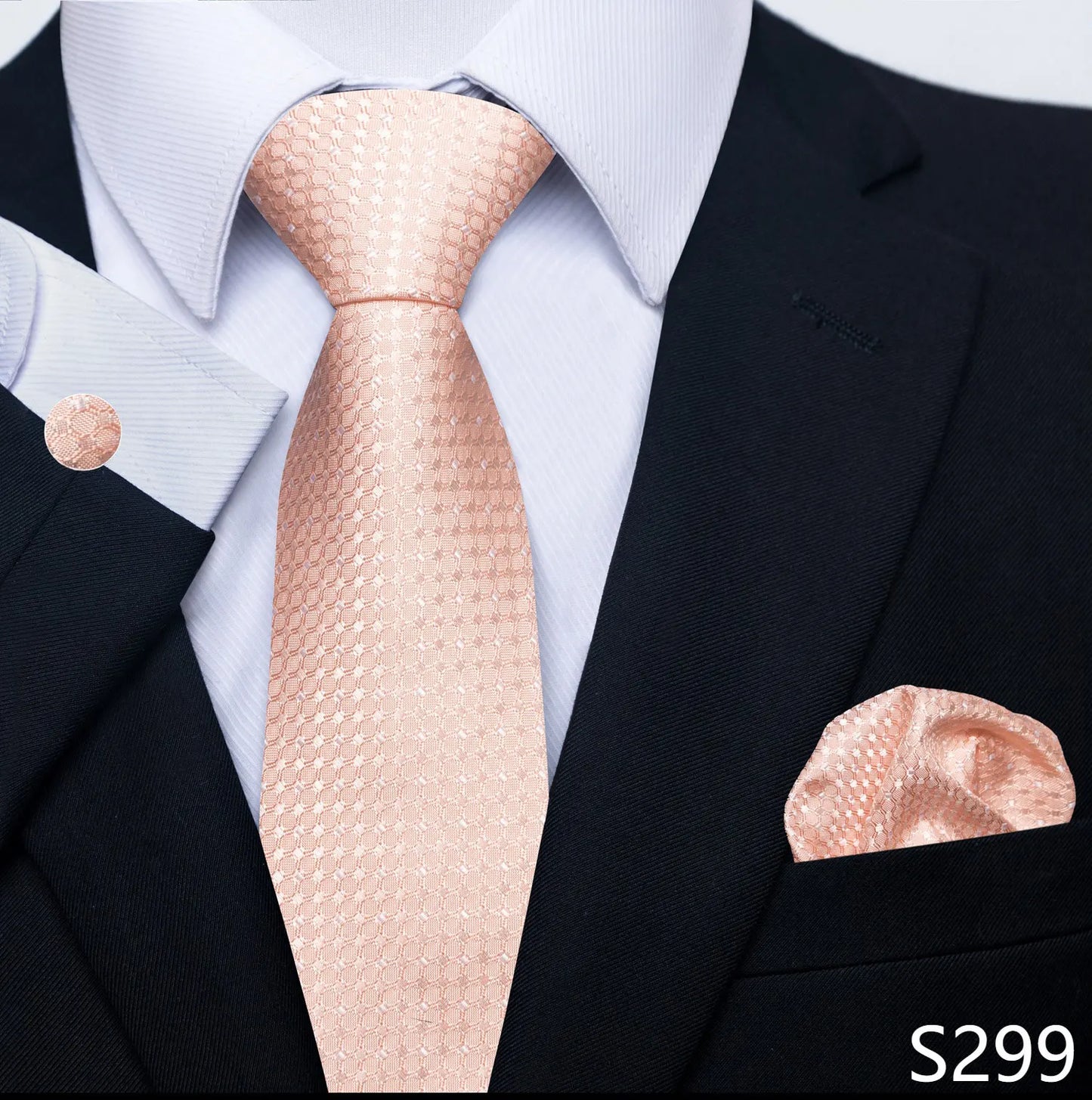 Brand Fashion 8 cm Tie Pocket Squares Set Wedding Present Necktie Suit Accessories Fit Formal Party Holiday Gift