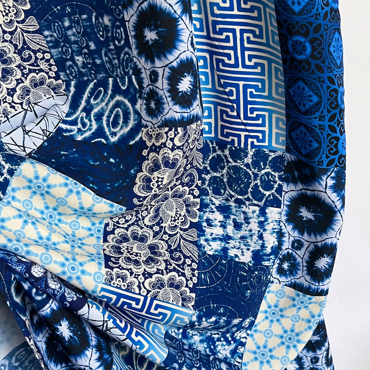New Spring and Summer Dresses For Women Elegant Printed Silk Muslim Lady Kaftan Beach Sun Protection Seaside Holiday Dress