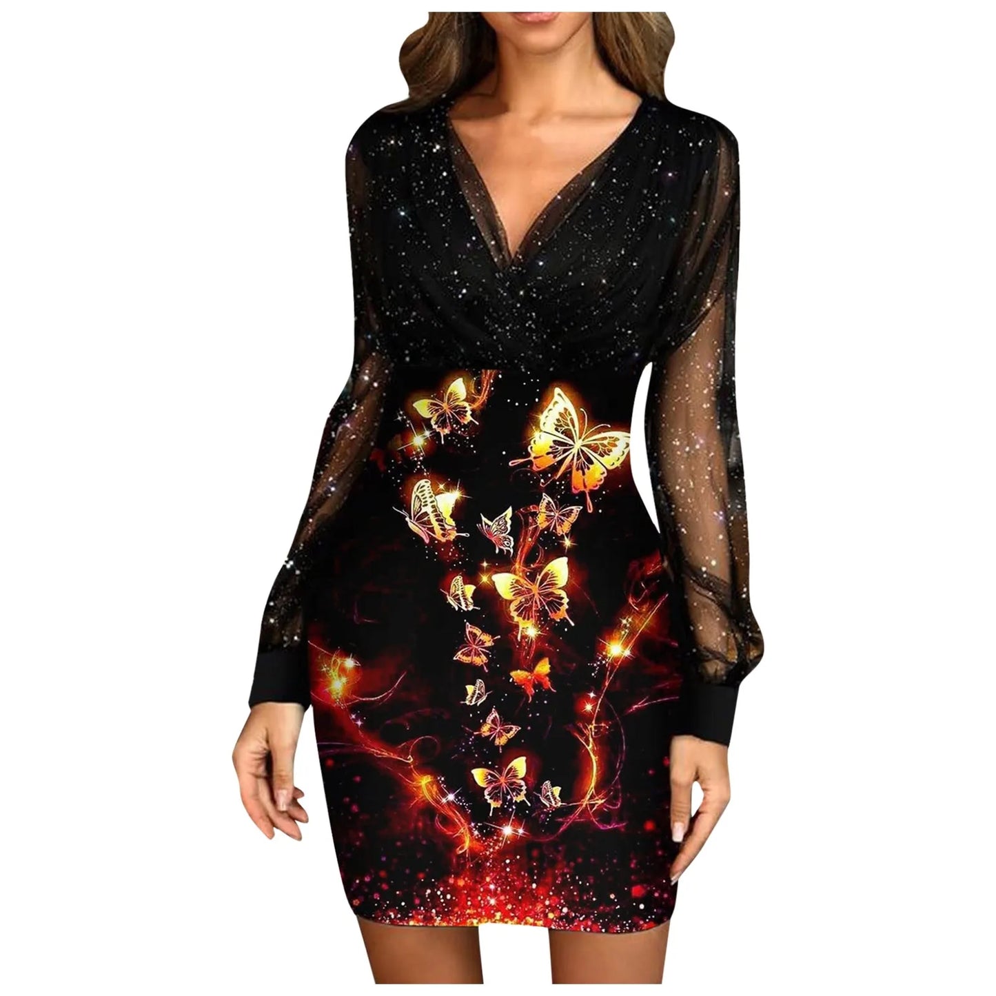 Dress For Women Sexy Formal Gowns and Evening Dresses Fashion Party Club Prom Wrap Long Dress Bright Flash Rhinestone Dress