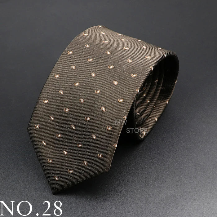 New Design Wedding Men Tie Green Wine Red Paisley Flower Animal Neckties Men Business Dropshipping Groom Collar Accessories Gift