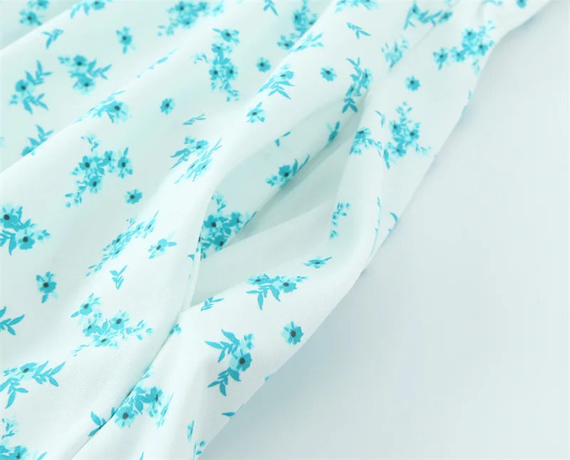 Women's Dresses Spring 2025 New Floral Print Mini Dress Sexy Suspenders Fresh and Sweet Girl Summer Mint Cool 4661382