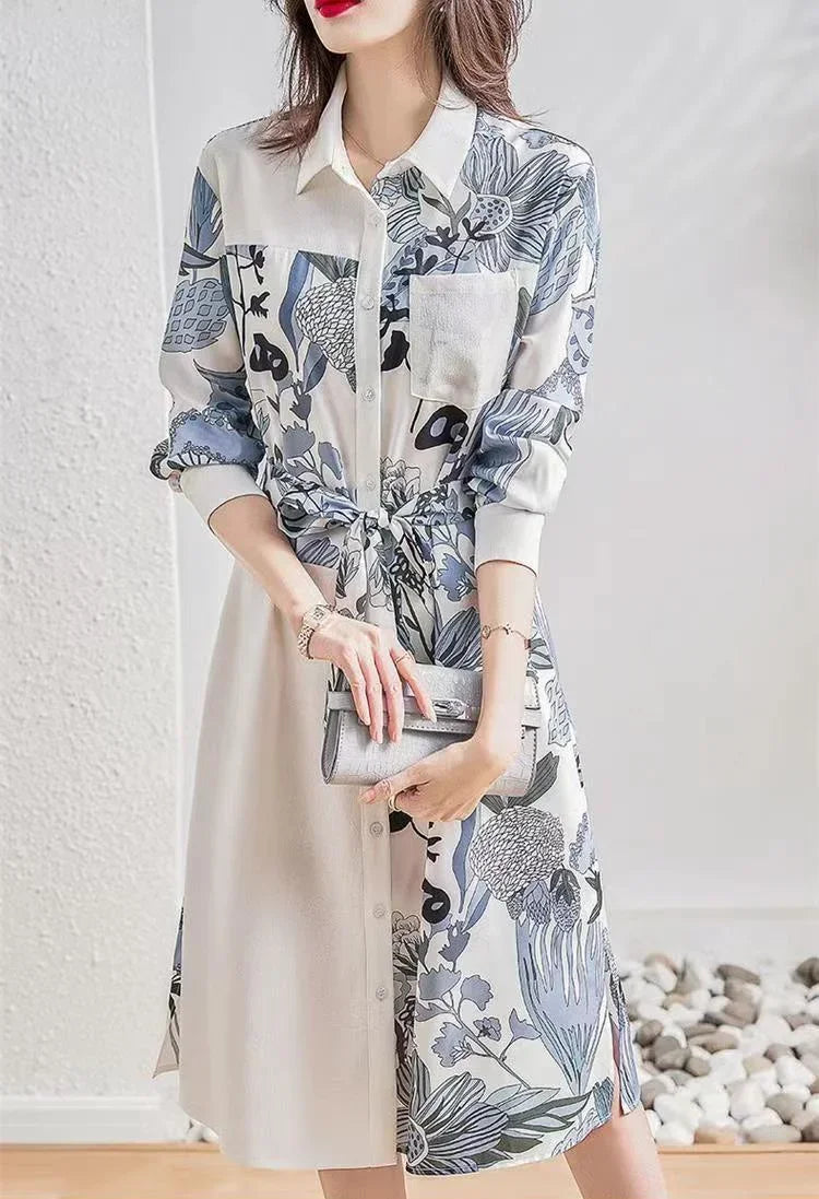 Midi Spring Autumn Women's Long Sleeve Dresses New In Female Dress Features Retro Harajuku Winter 2025 Fashion One-piece Full G