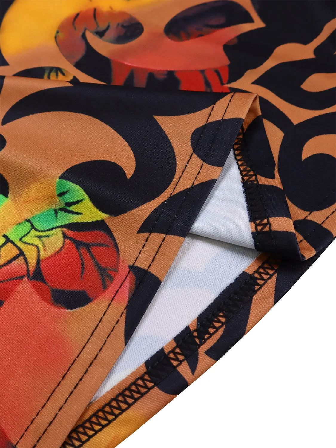 Women's 2024 Autumn New Style Fashionable Elegant Temperament Fashionable Printed Strap Waist Large Skirt Large Size Dress
