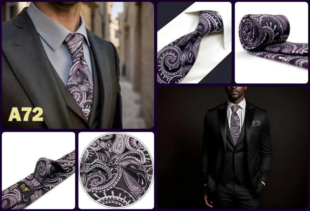 Red Pink Luxury Ties for Men Business Neckties Solid Blue Wedding Suit Formal Dress School Accessories Dropshipping