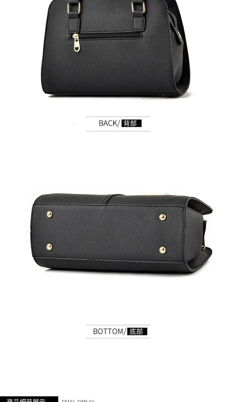 New Woman Shoulder Bag Large Capacity Handbag for Women Crossbody Bag PU Portable Bucket Bag Ladies Messenger Bags Tote Bags