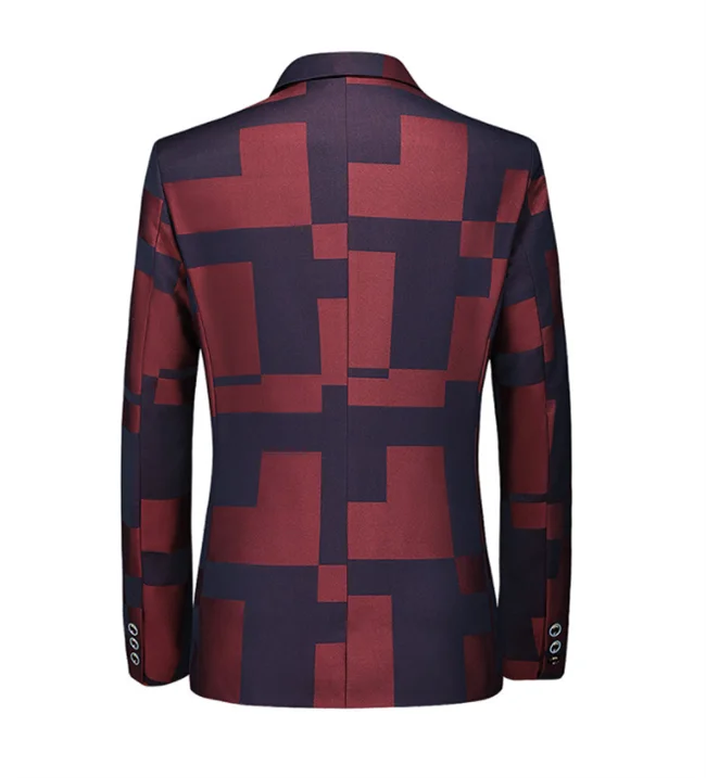 2024 New Men Business Social Suit Jacket Summer Male Single breasted Thin Dress Male Jacquard Blazers Coats