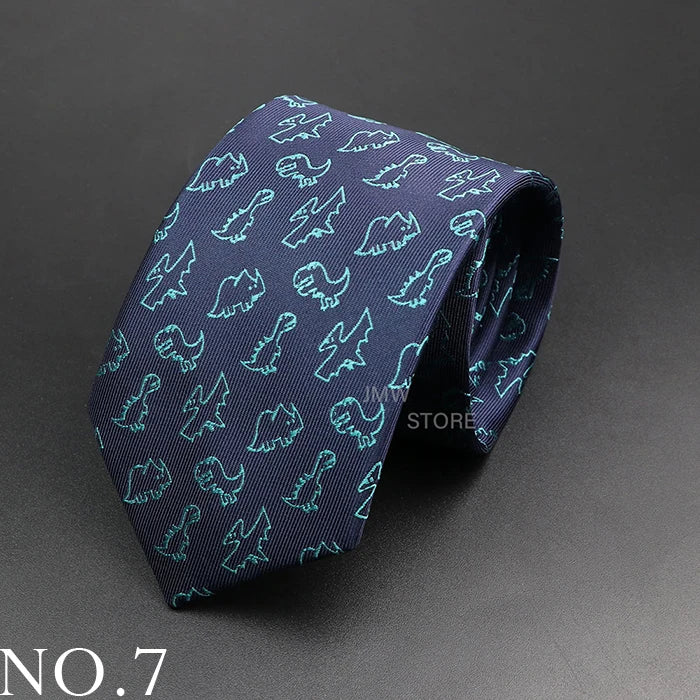 New Design Wedding Men Tie Green Wine Red Paisley Flower Animal Neckties Men Business Dropshipping Groom Collar Accessories Gift