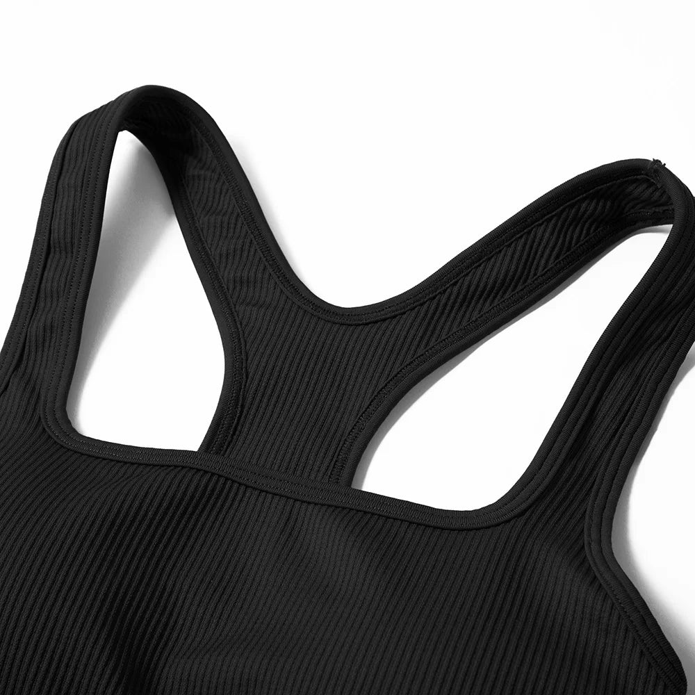 Seamless Bodysuiyts for Women Contracted Tummy Control Rompers Sexy Sleeveless Backless Yoga Sets Jumpsuits Women's Clothings