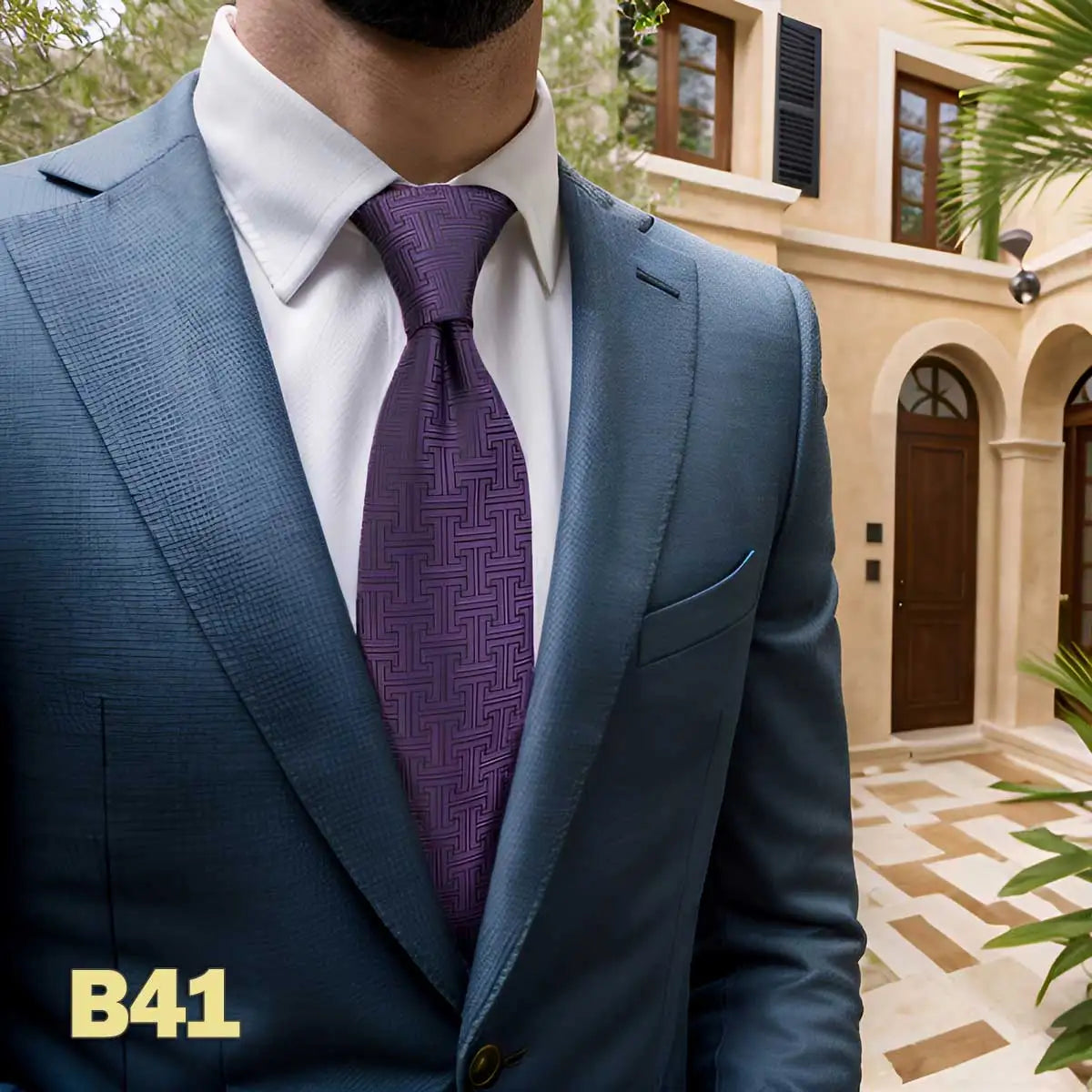 Red Pink Luxury Ties for Men Business Neckties Solid Blue Wedding Suit Formal Dress School Accessories Dropshipping