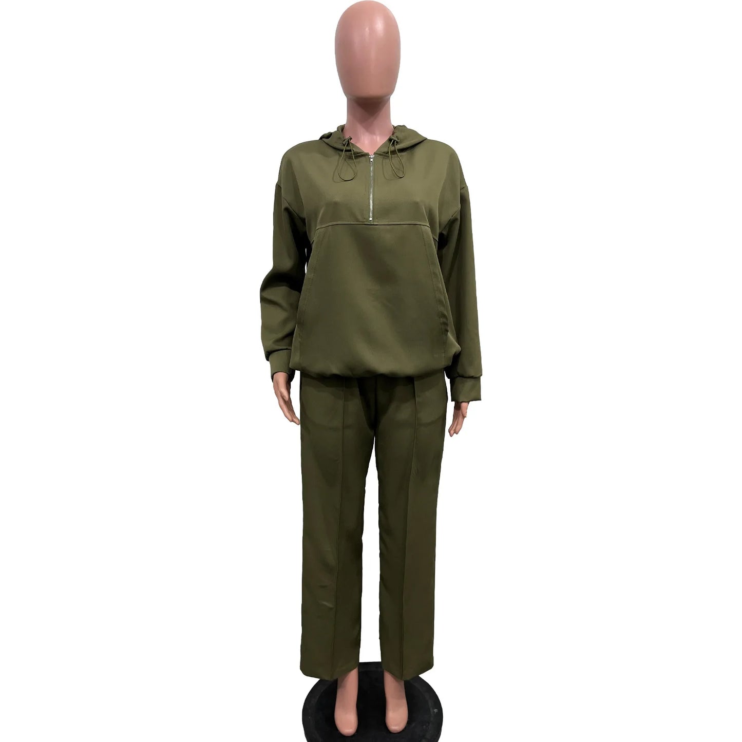 CM.YAYA Long Sleeve Women Set Loose Long Sleeve Hoodies Pant Suits 2024 Spring 2 Two Piece Sets Sporty Tracksuits Street Outfits