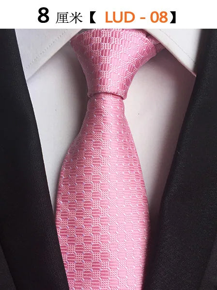 68 Colors NEW 8cm Tie for Man Tie Luxury Striped Flower Business Neck Tie Suit Cravat Wedding Party Necktie Men Gift