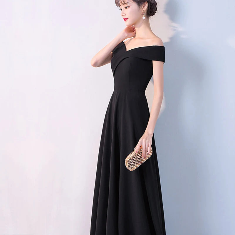 Spring Women Red Evening Party Dresses Short Sleeve V Neck Fit And Flare Long Maxi Summer Dress Lady Prom Gown Robe Longue Femme