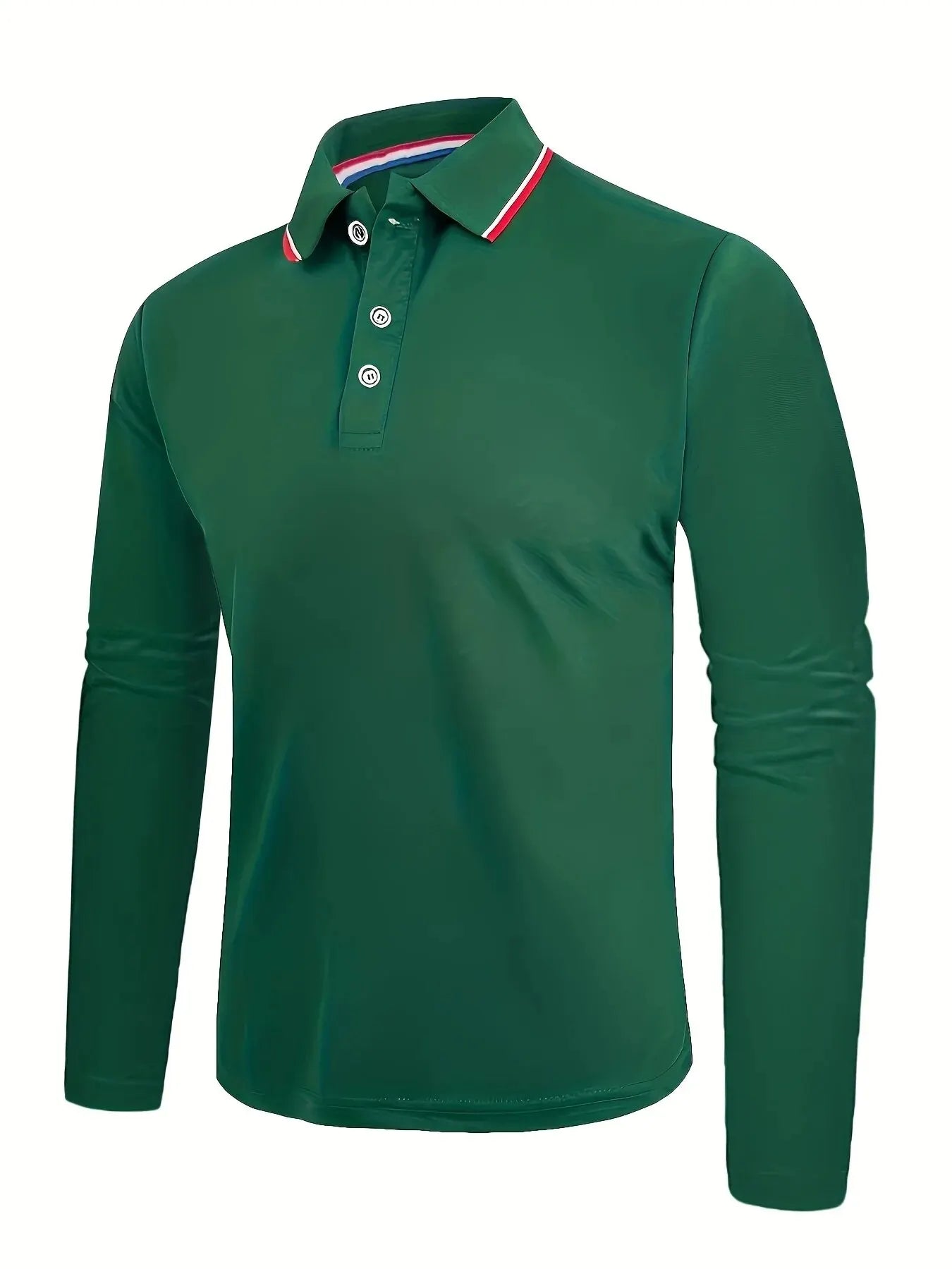 Men's Spring and Autumn Casual Breathable Comfortable Polo Shirt Hot Selling Fashion Men's Business Long Sleeve T-Shirt