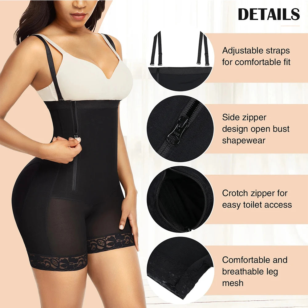 Colombian Reductive Girdles Women Tummy Control Butt Lifter Body Shaper Post Liposuction Waist Trainer Corset Slimming Underwear
