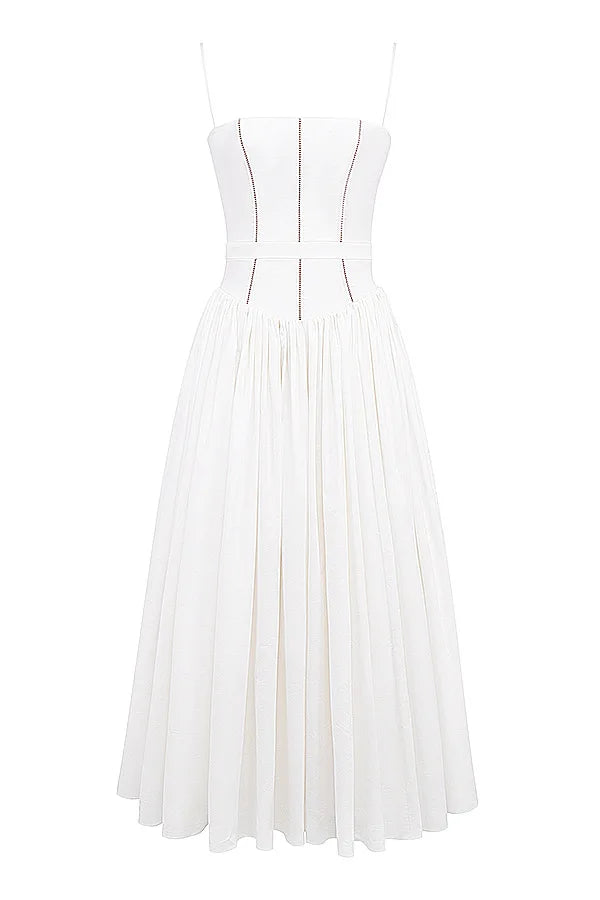 Spring Floral Print Chiffon Holiday Beach Dress Women Sexy V Neck Backless Sling Long Dress Summer Sleeveless Pleated Maxi Dress