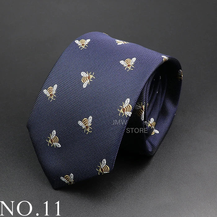 New Design Wedding Men Tie Green Wine Red Paisley Flower Animal Neckties Men Business Dropshipping Groom Collar Accessories Gift