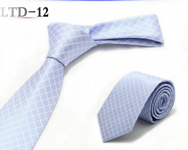 Luxury 7CM Mens Ties Striped Dot Necktie Formal Classic Business Neck Ties Jacquard Woven Necktie For Men Groom Wedding Party