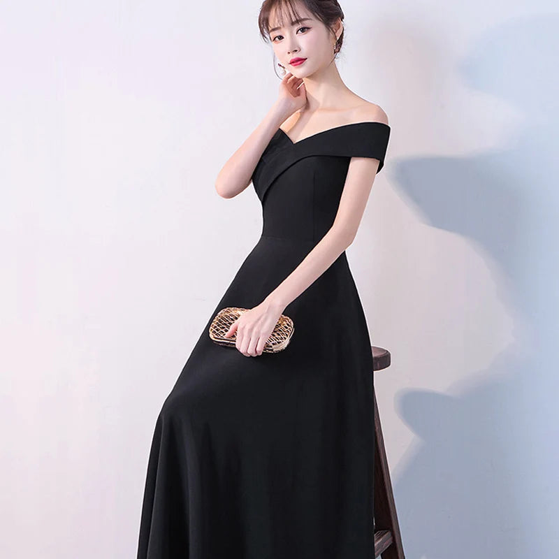 Spring Women Red Evening Party Dresses Short Sleeve V Neck Fit And Flare Long Maxi Summer Dress Lady Prom Gown Robe Longue Femme