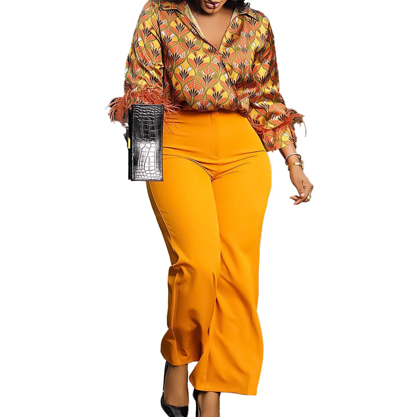 New Arrival Plus Size Matching Set (Two Pieces)