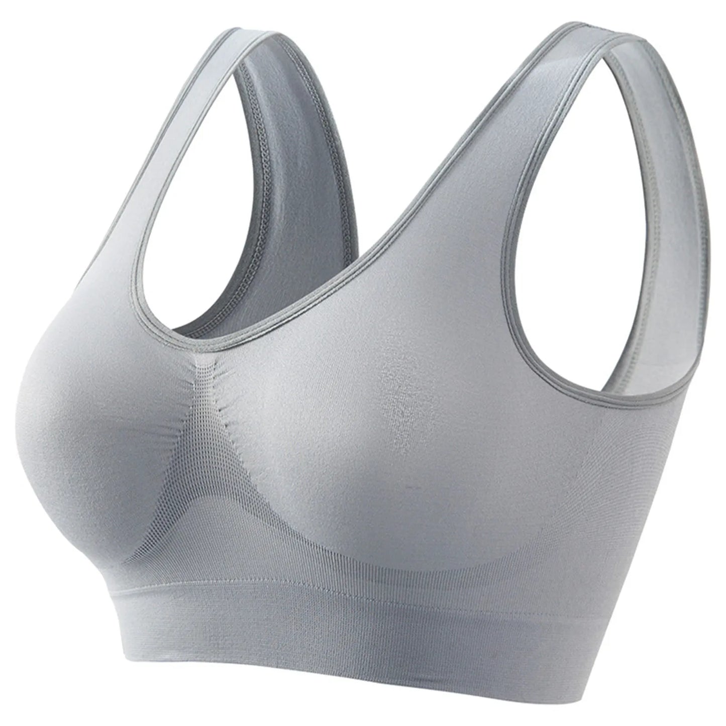 S-5XL Seamless Bras For Women Push Up Hollow Breathable Sports Bra Female Unwired No Pads Crop Top Girls Sexy Lingerie Brassiere
