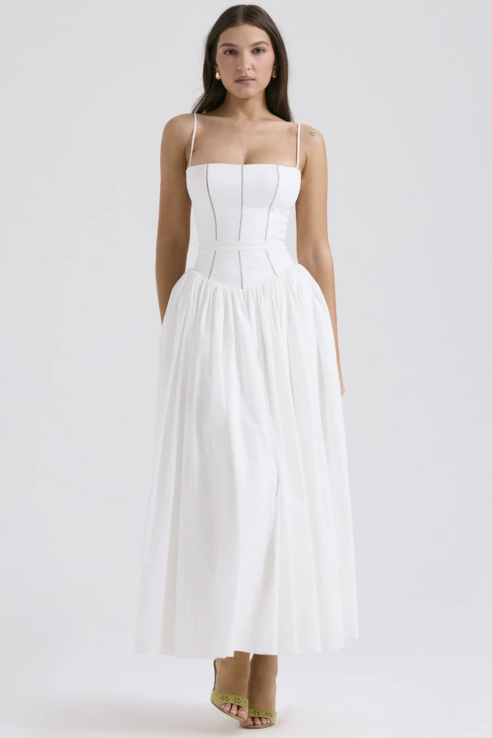 Spring Floral Print Chiffon Holiday Beach Dress Women Sexy V Neck Backless Sling Long Dress Summer Sleeveless Pleated Maxi Dress