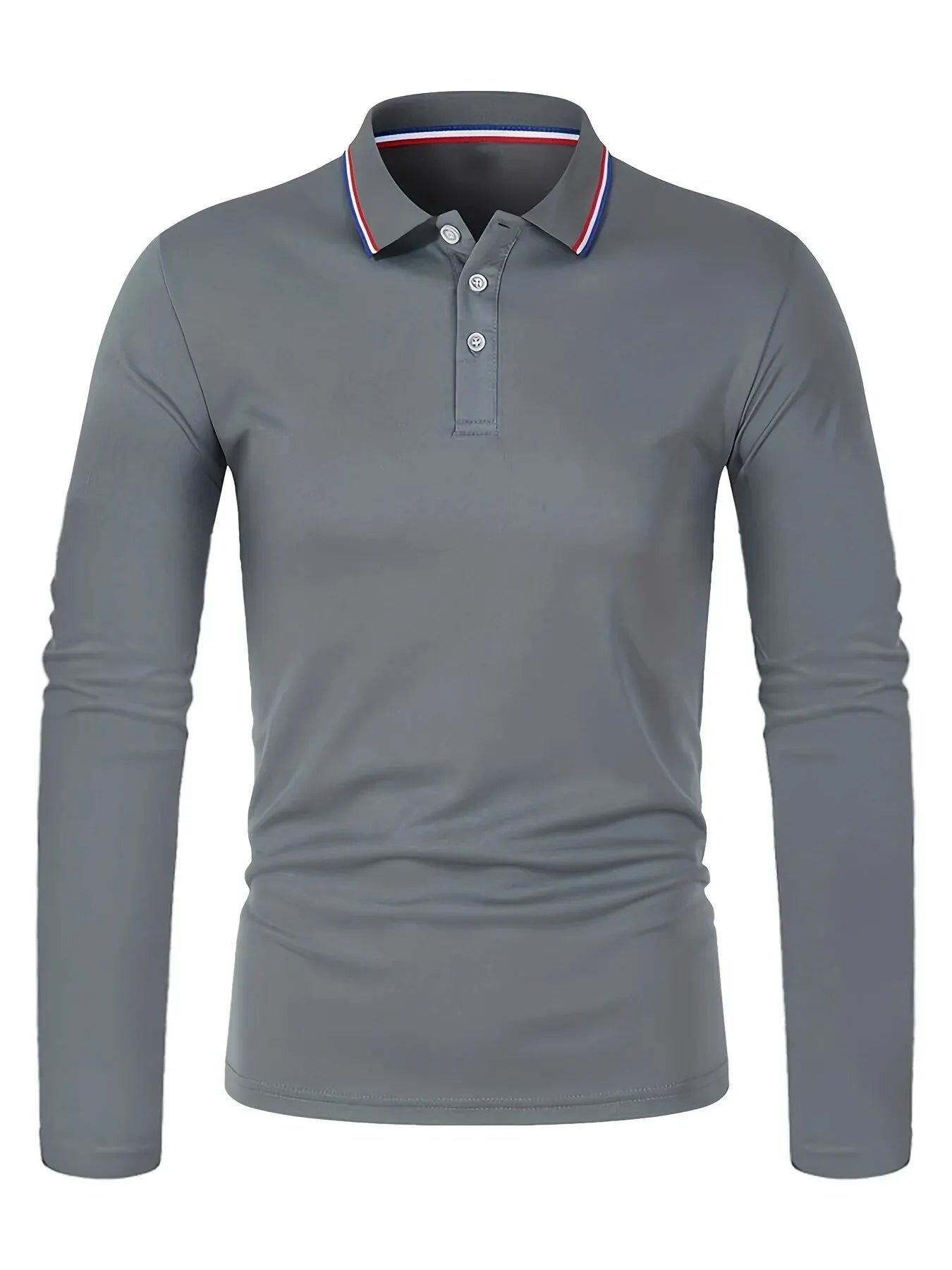 Men's Spring and Autumn Casual Breathable Comfortable Polo Shirt Hot Selling Fashion Men's Business Long Sleeve T-Shirt