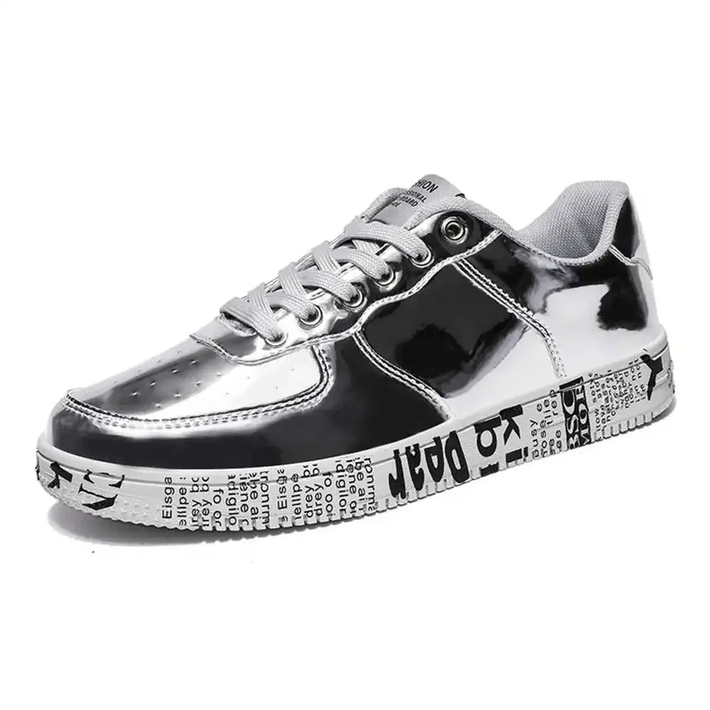 Gold-colored 36-42 Mens Chinese Style Shoes Casual Husband Sneakers Skate Trainers Sport Deporte Sapatenos Shouse