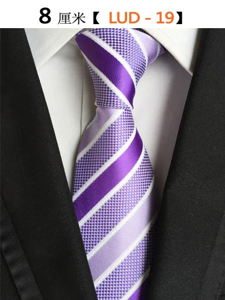 68 Colors NEW 8cm Tie for Man Tie Luxury Striped Flower Business Neck Tie Suit Cravat Wedding Party Necktie Men Gift