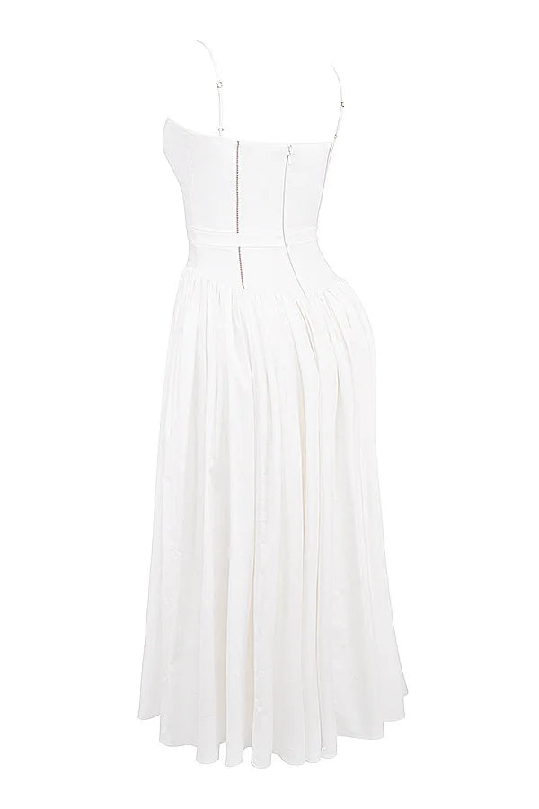 Spring Floral Print Chiffon Holiday Beach Dress Women Sexy V Neck Backless Sling Long Dress Summer Sleeveless Pleated Maxi Dress