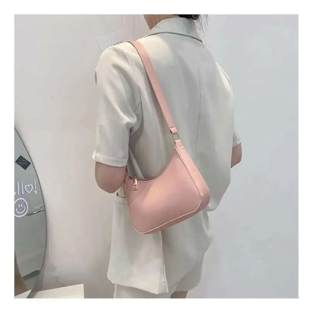 2024 New Ladies Fashion Handbag Retro Pure Color Macaron Small Square Bag Hundreds of Shoulder Bags Casual Women's Bags