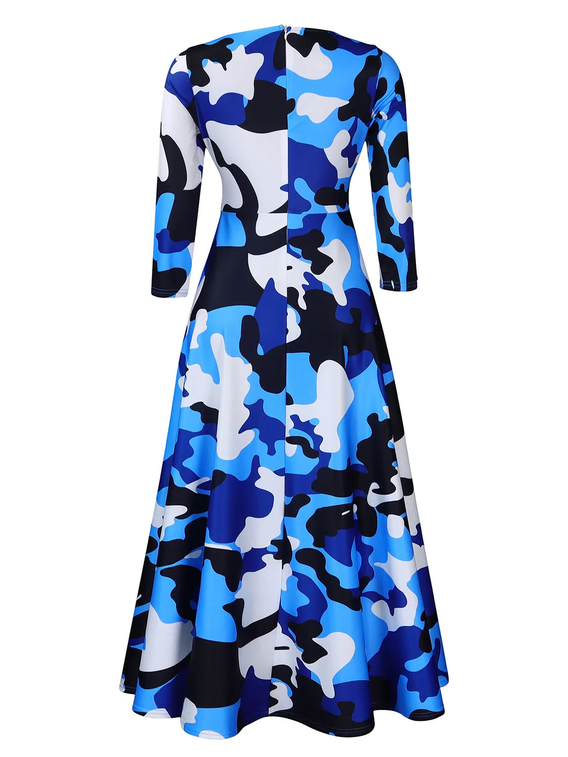 Women's 2024 Autumn New Style Fashionable Elegant Temperament Fashionable Printed Strap Waist Large Skirt Large Size Dress