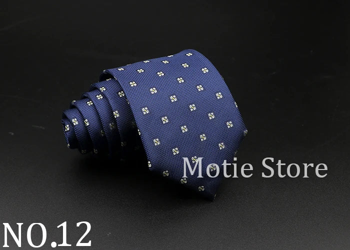 New Style Fashion Jacquard Floral Paisley Necktie Polyester Male Narrow Red Blue Tie Suit Shirt Gift For Men Accessory Gravatas